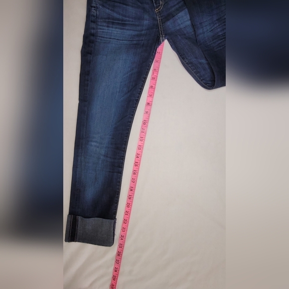 Citizens Of Humanity Dani Cropped Straight Leg Cuffed Jeans Women's Size 25 - Picture 13 of 14